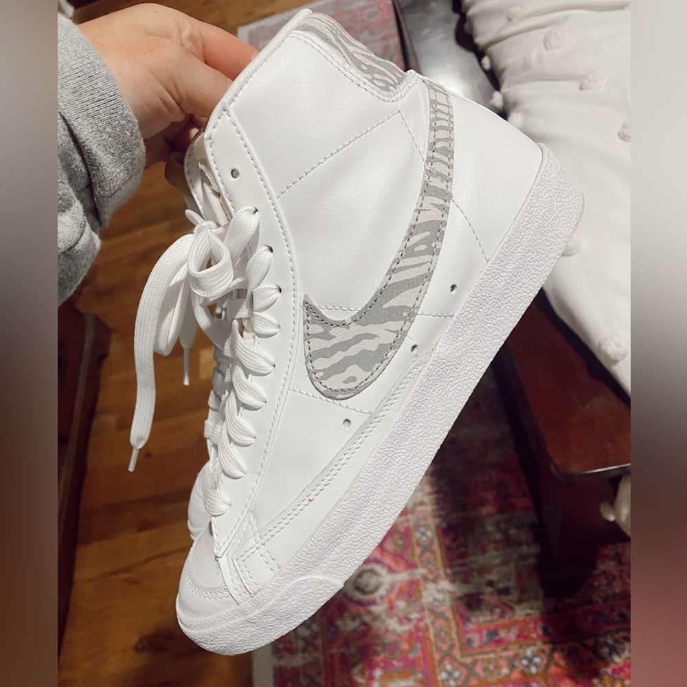 Zebra Print Nike Blazers
